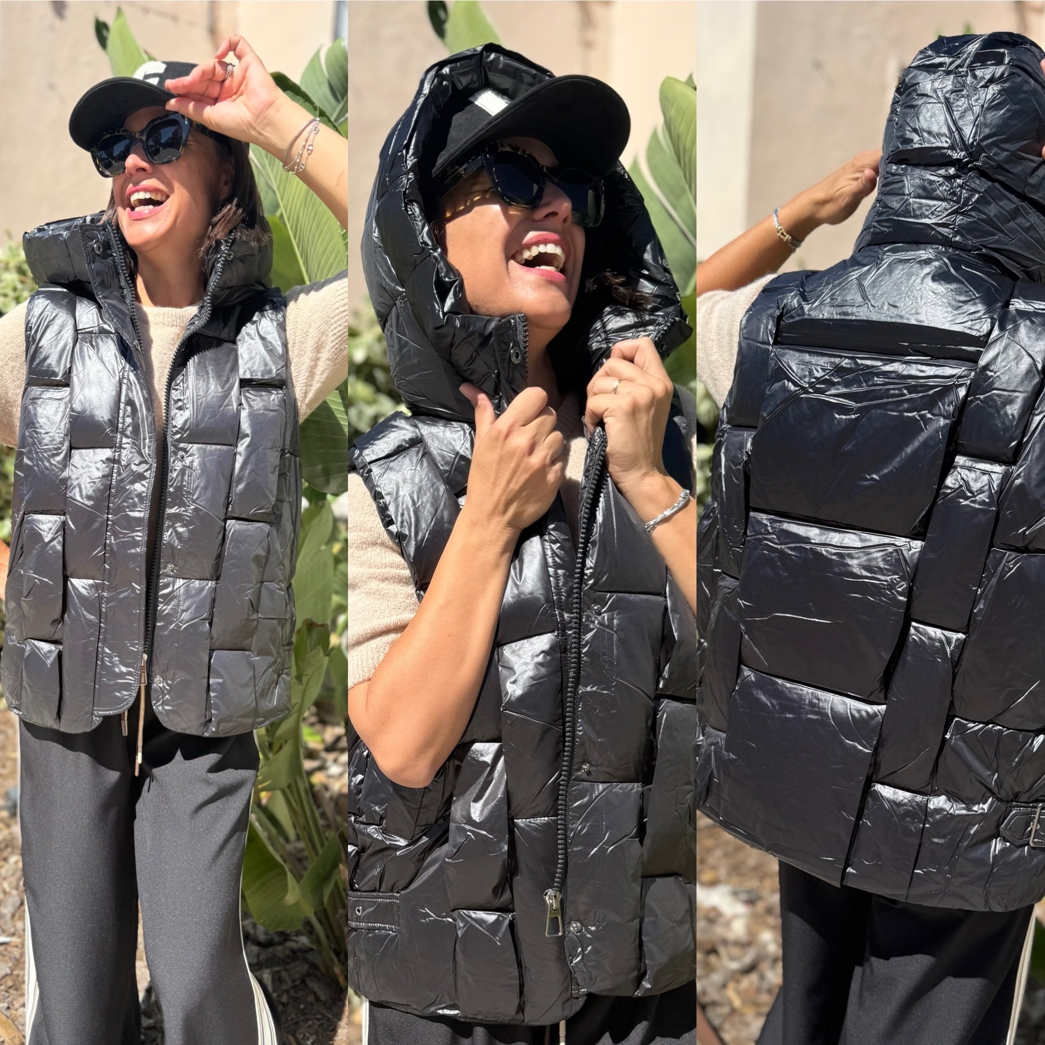 VESTE MATELASSEE SANS MANCHE LX DRESS BLACK
