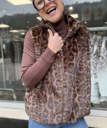 VESTE SANS MANCHE MODELE TINA