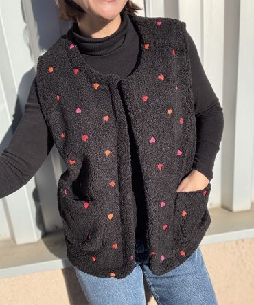 GILET SANS MANCHE MOUMOUTE LOVE TU