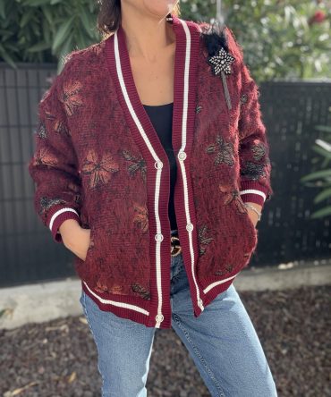 VESTE STORMY TU BORDEAUX