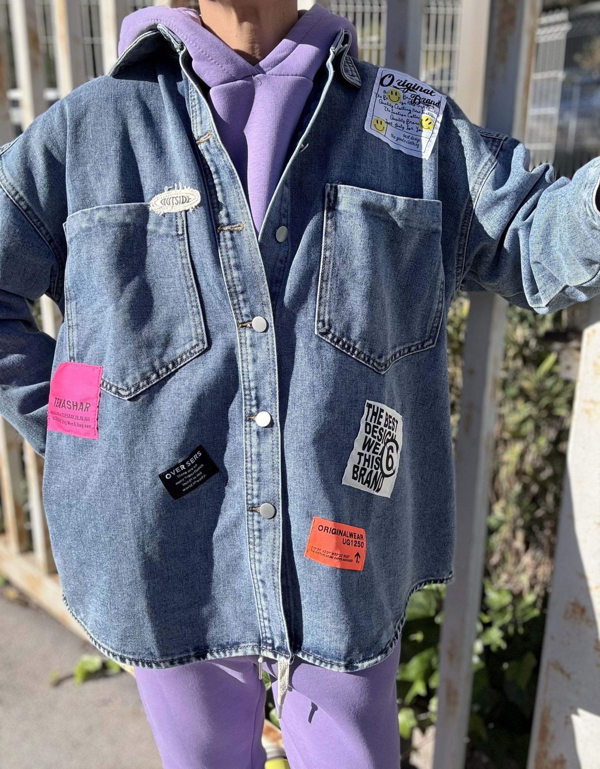 VESTE EN JEANS MODELE PINK