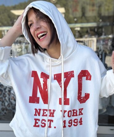 SWEAT NY TU 2 COLORIS AU CHOIX