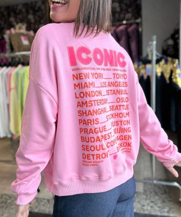 SWEAT ICONIC ROSE TU
