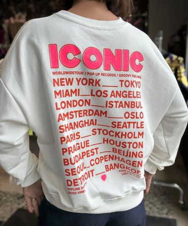 SWEAT ICONIC BLANC TU