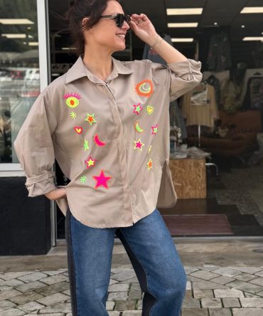 CHEMISE ASTRO BEIGE TU