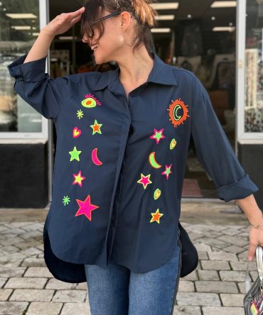 CHEMISE ASTRO BLEU TU