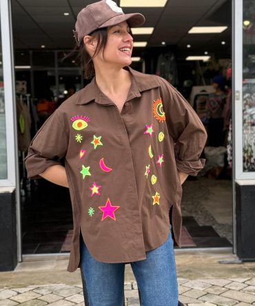 CHEMISE ASTRO MARRON TU